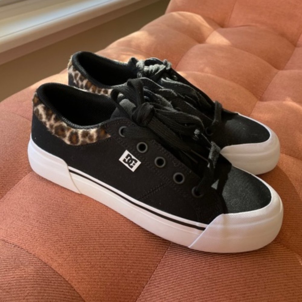 New DC Sneakers with leopard trim